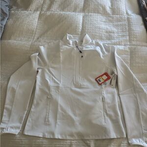 Women's White Varsity Jacket